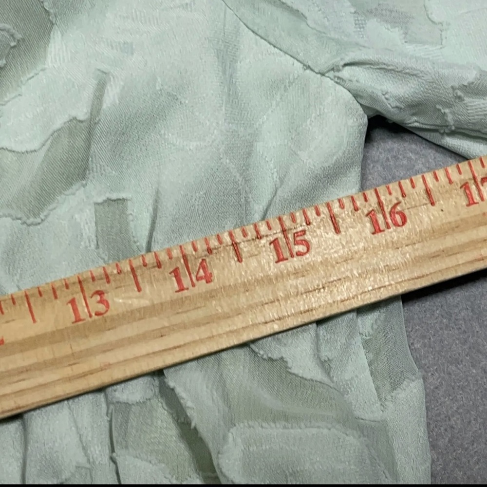 Lulu's Mint Green Long Sleeve Smock Waist Mini Dress - Picture 14 of 15